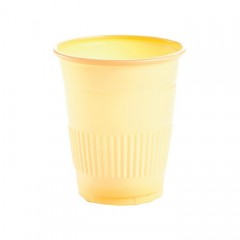 Safe-Dent- Plastic, 5 oz. cups, 50 cups per sleeve/20 sleeves per case- YELLOW